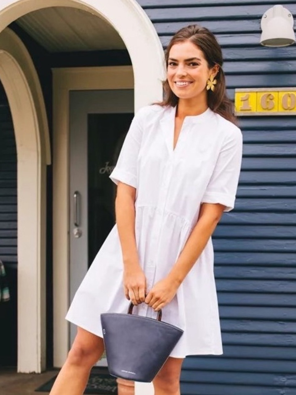 NWT Tuckernuck White Royal Shirt Dress XL